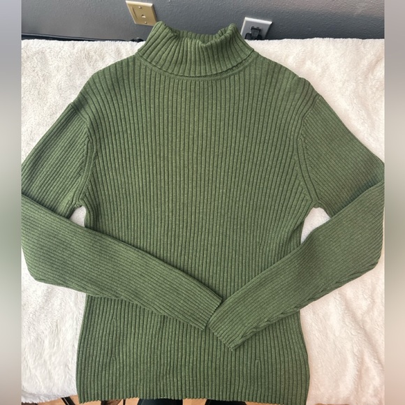 Pendleton cotton ribbed turtle sweater - Picture 1 of 2
